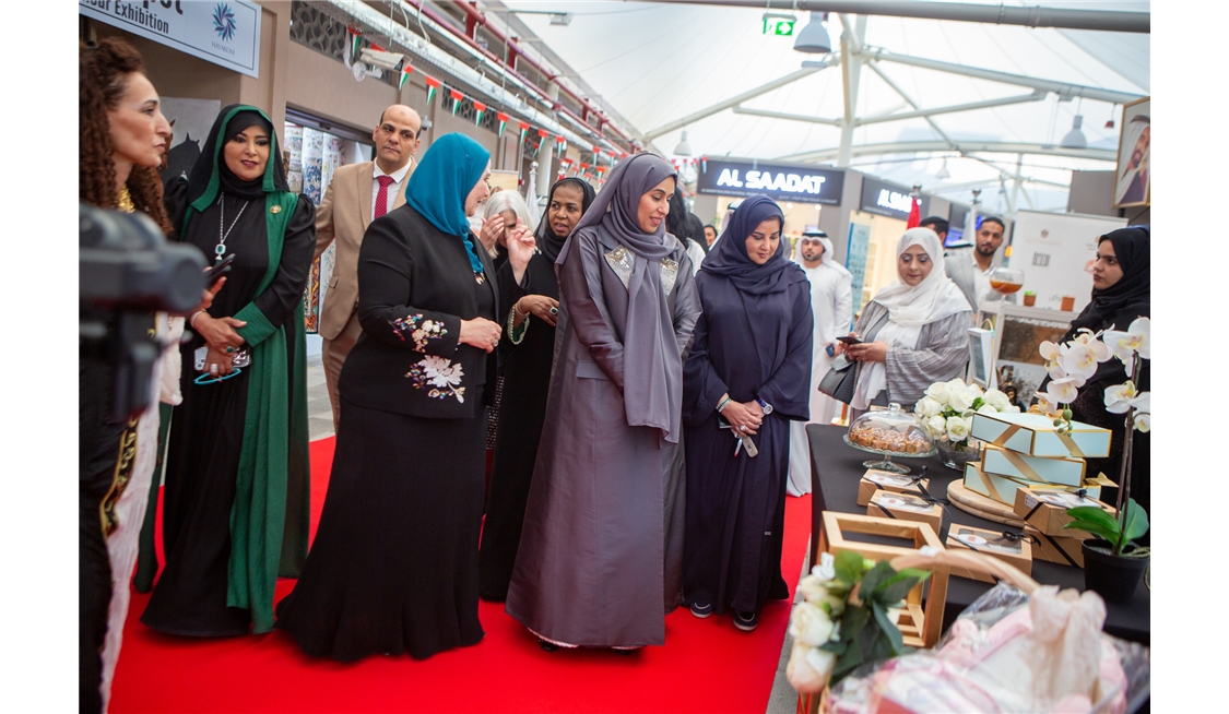 افتتاح المعرض الدائم للأسر المنتجة المصرية تحت شعار (ديارنا للتراث المصري) في سوق المرفأ بدبي